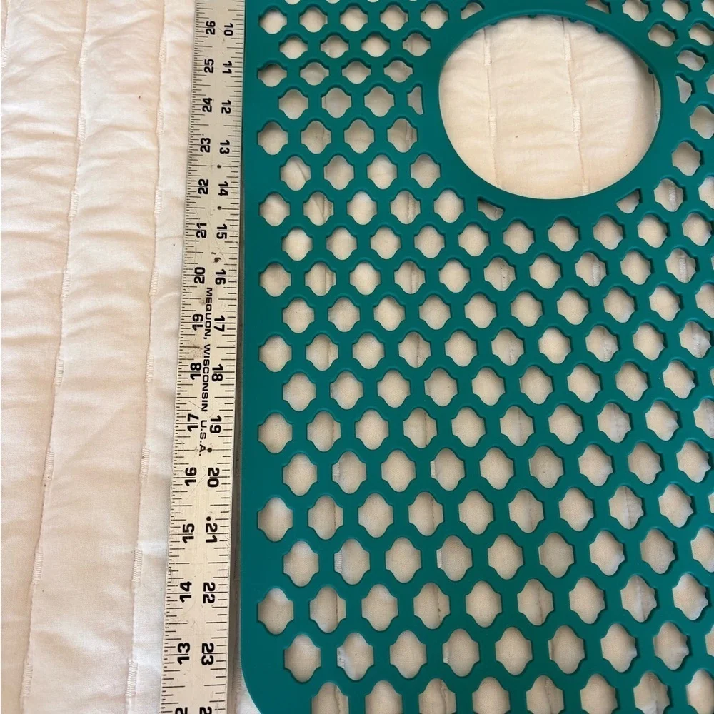New Sink Mat, Easy To Multifunctional Sink Mat for Home- Turquoise Color